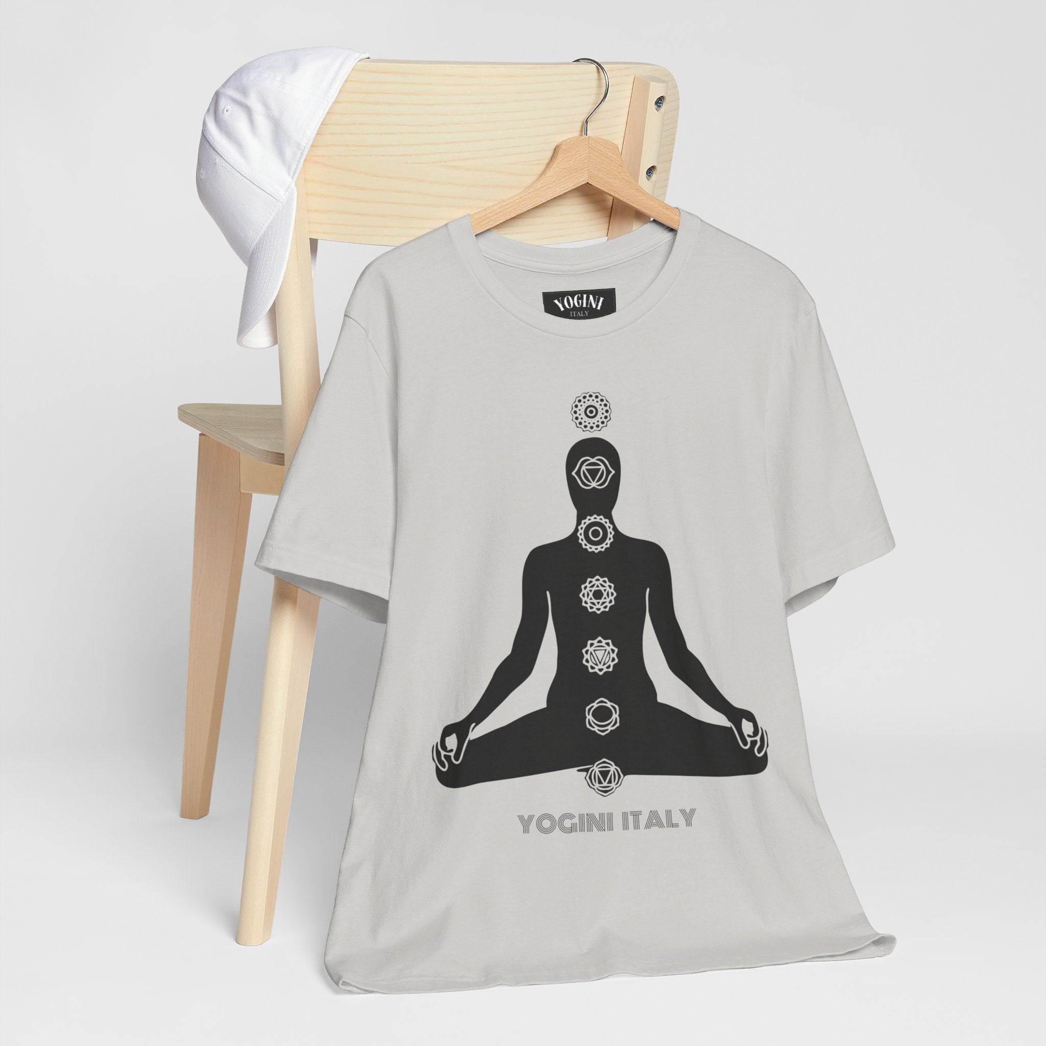 Active Chakra Yoga - Unisex Jersey Short Sleeve Tee by Yogini Italy