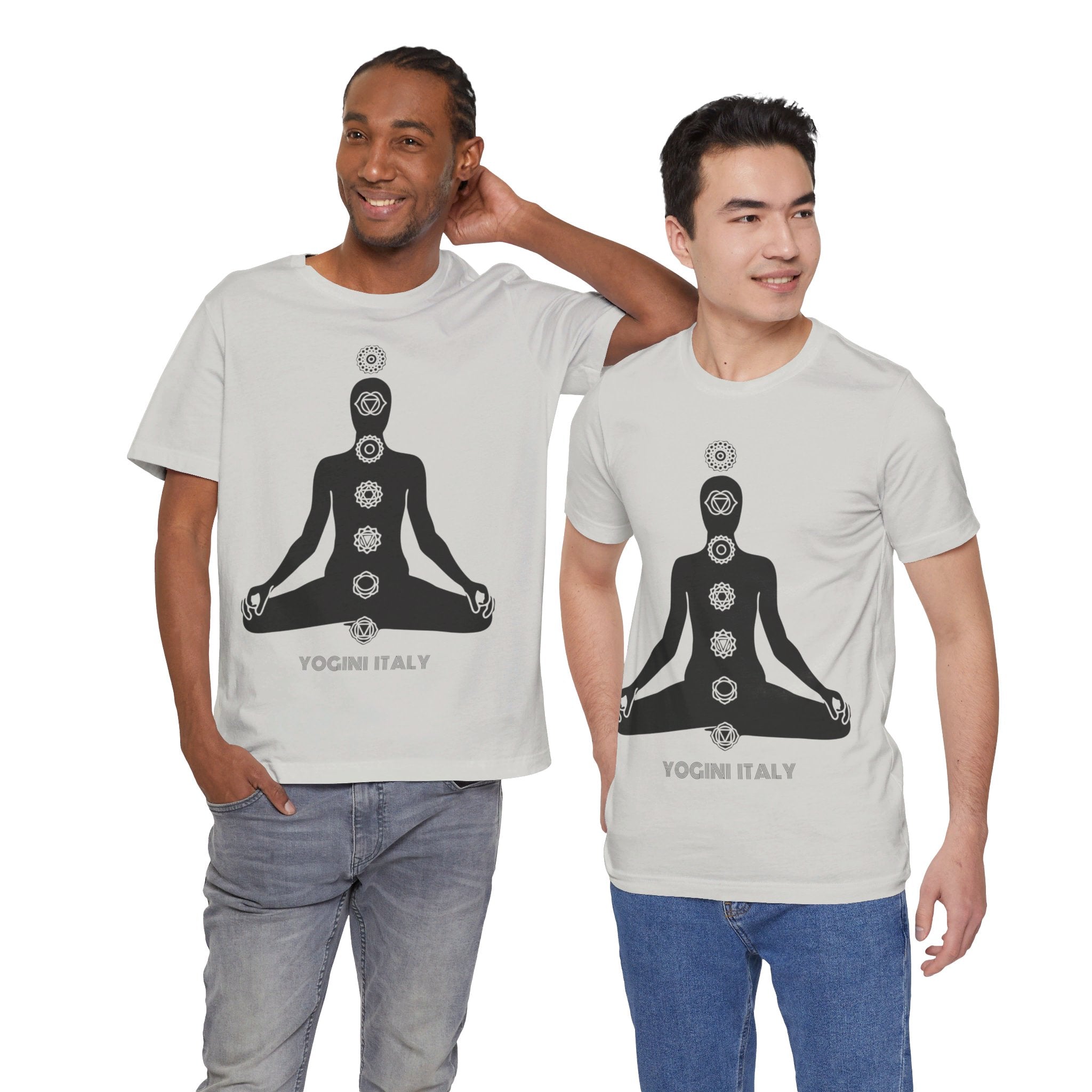 Active Chakra Yoga - Unisex Jersey Short Sleeve Tee by Yogini Italy