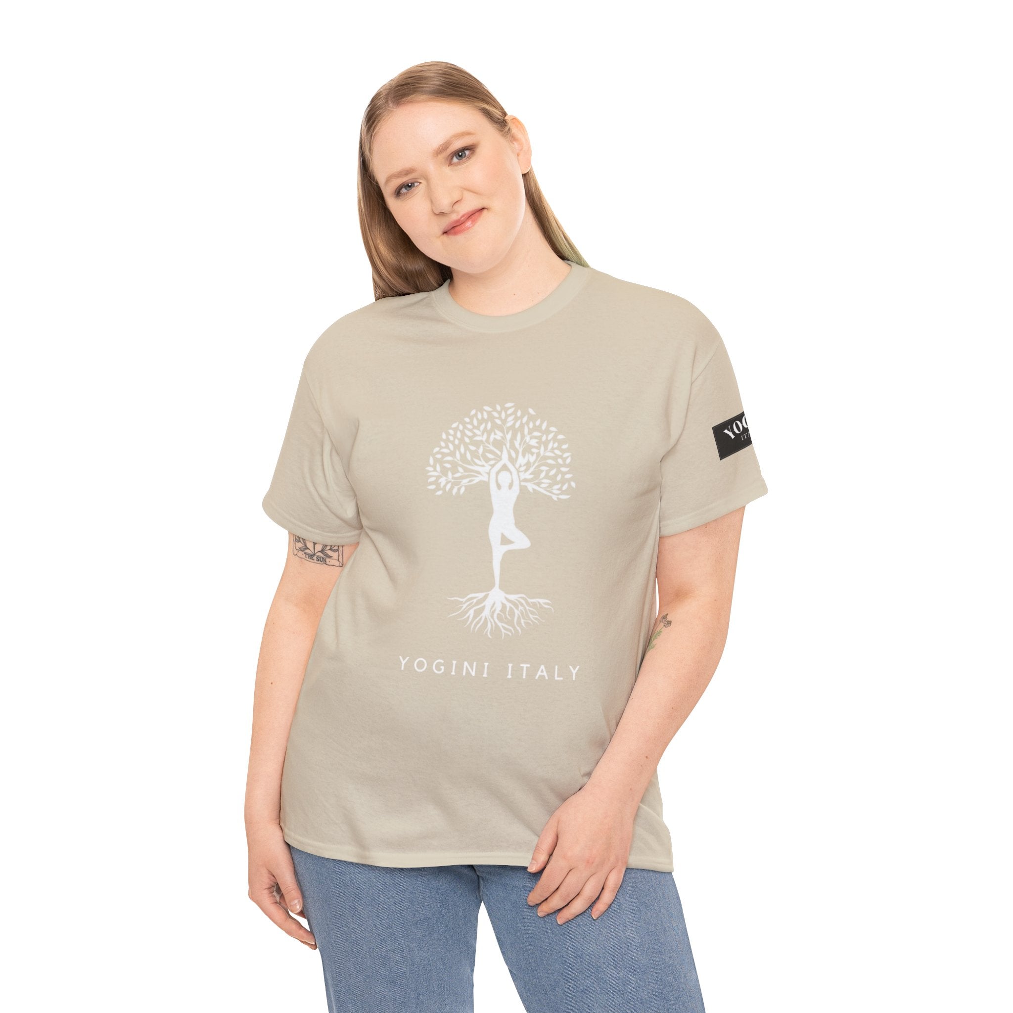 Awesome Yoga Unisex Heavy Cotton Tee by Yogini Italy