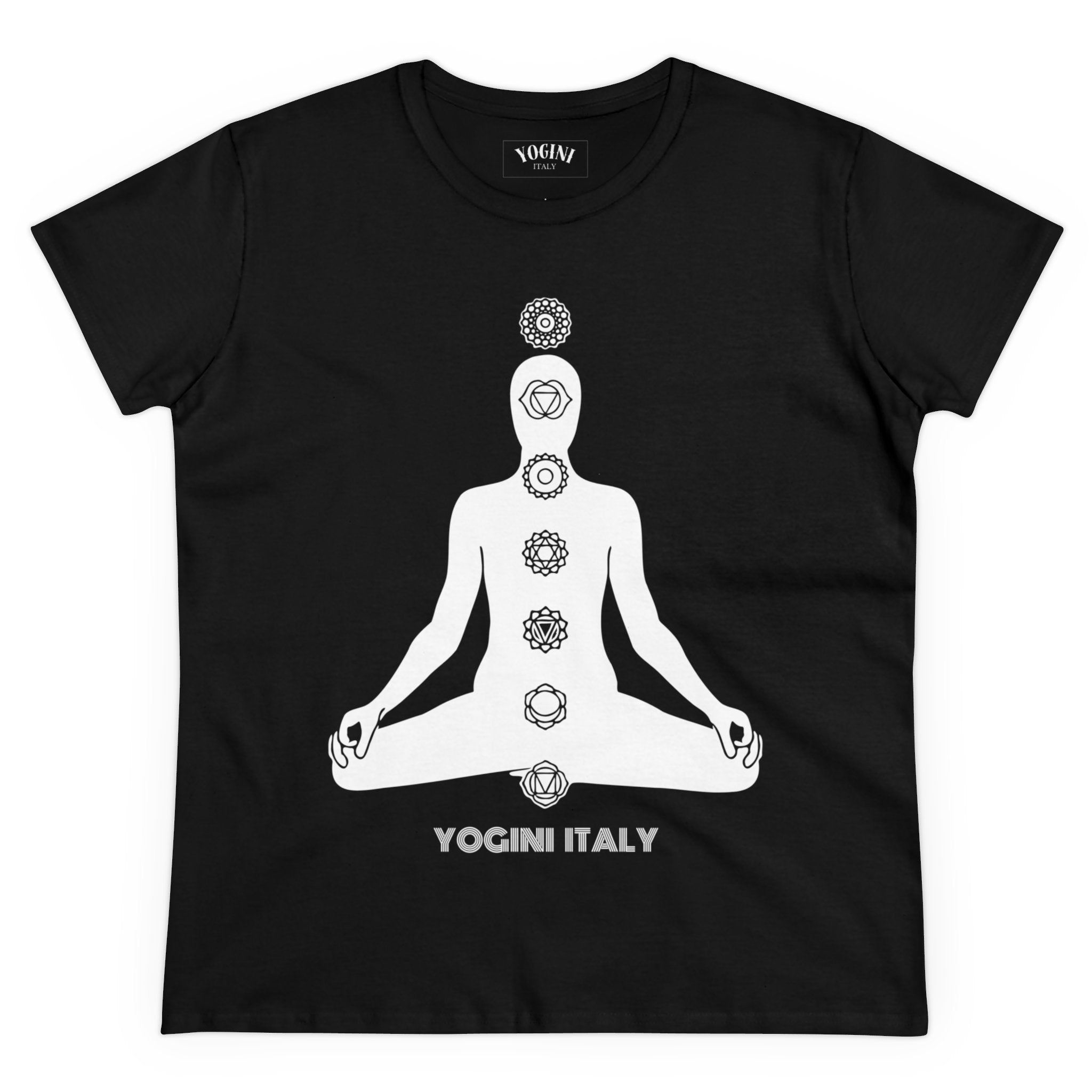 Chakra - Women's Midweight Cotton Tee by Yogini Italy