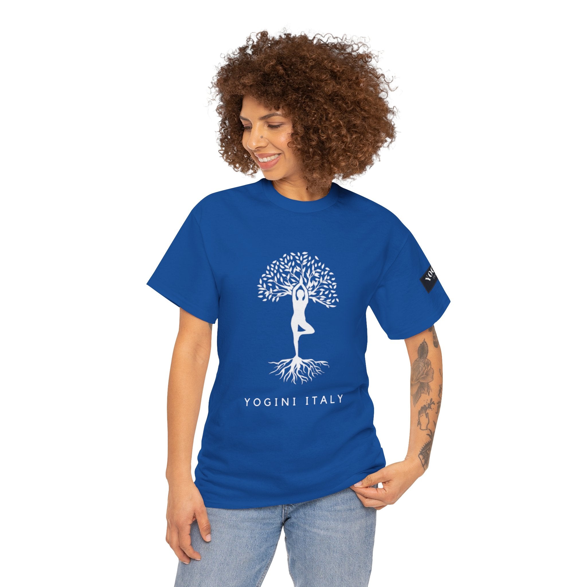 Awesome Yoga Unisex Heavy Cotton Tee by Yogini Italy