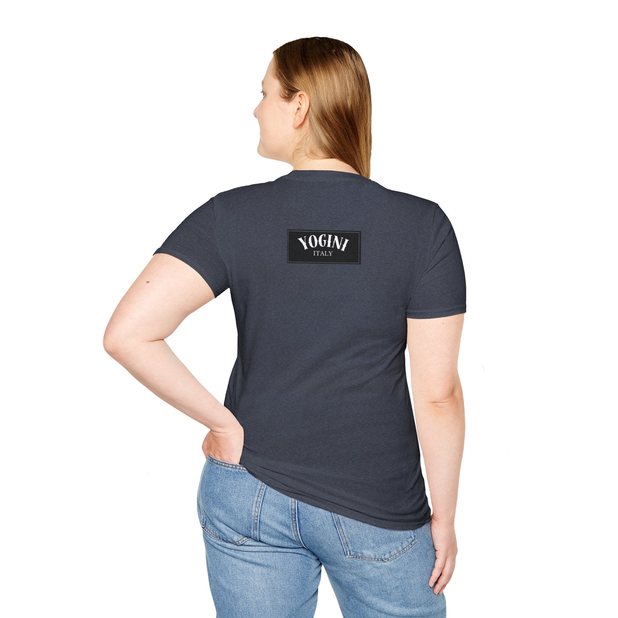 Crown Yoga - Unisex Softstyle T-Shirt by Yogini Italy