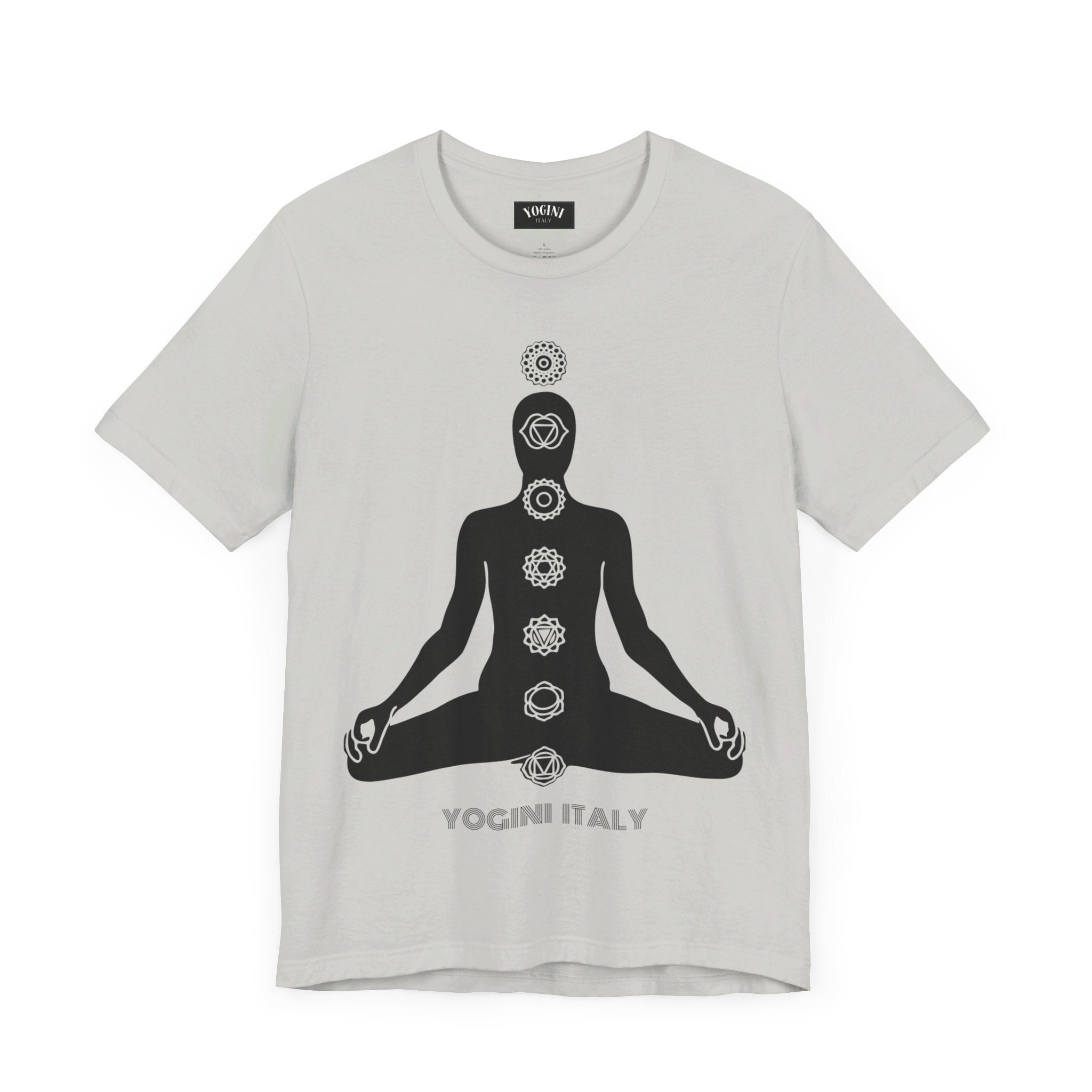 Active Chakra Yoga - Unisex Jersey Short Sleeve Tee by Yogini Italy