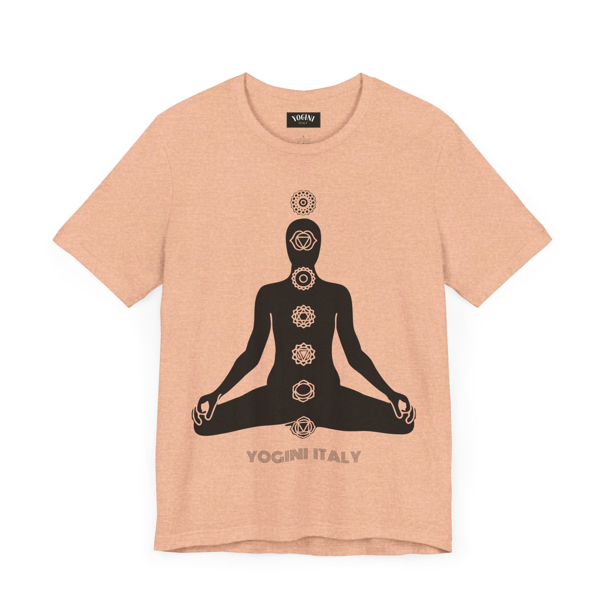 Active Chakra Yoga - Unisex Jersey Short Sleeve Tee by Yogini Italy