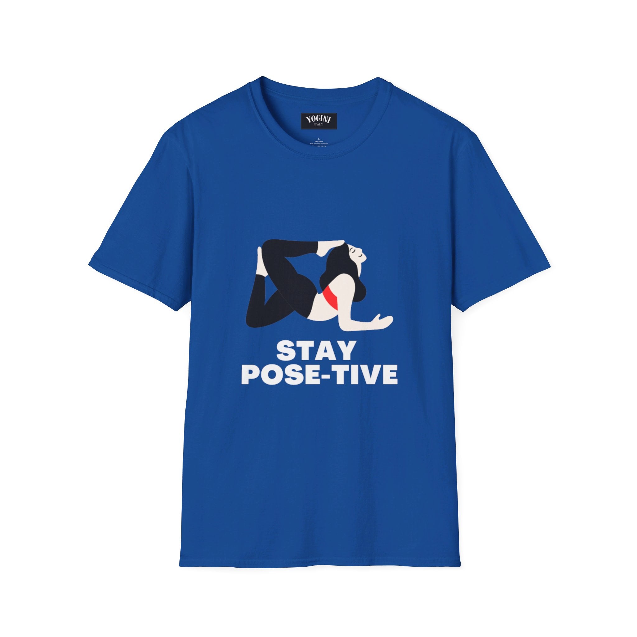 STAY POSE-TIVE - Unisex Softstyle T-Shirt by Yogini Italy