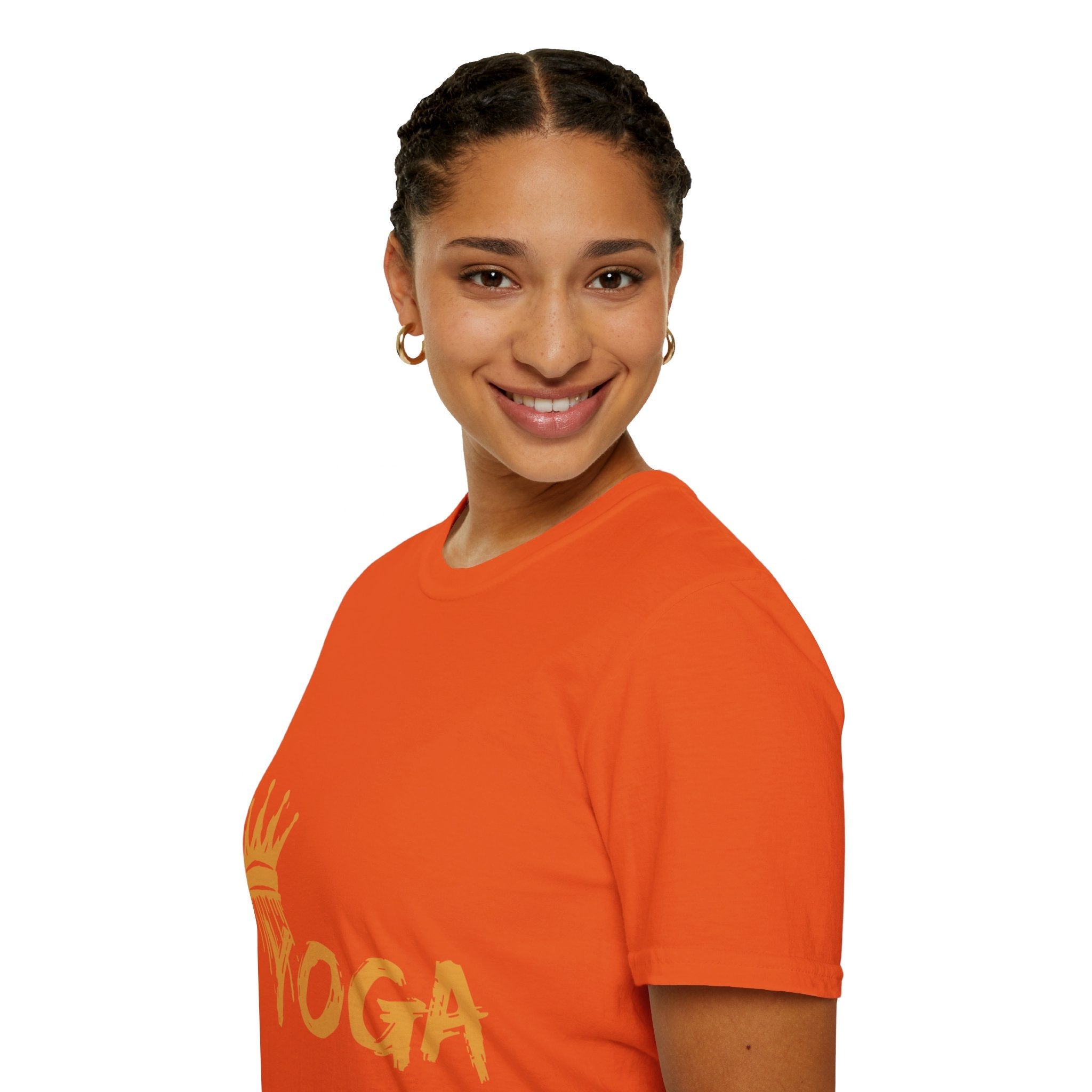 Crown Yoga - Unisex Softstyle T-Shirt by Yogini Italy