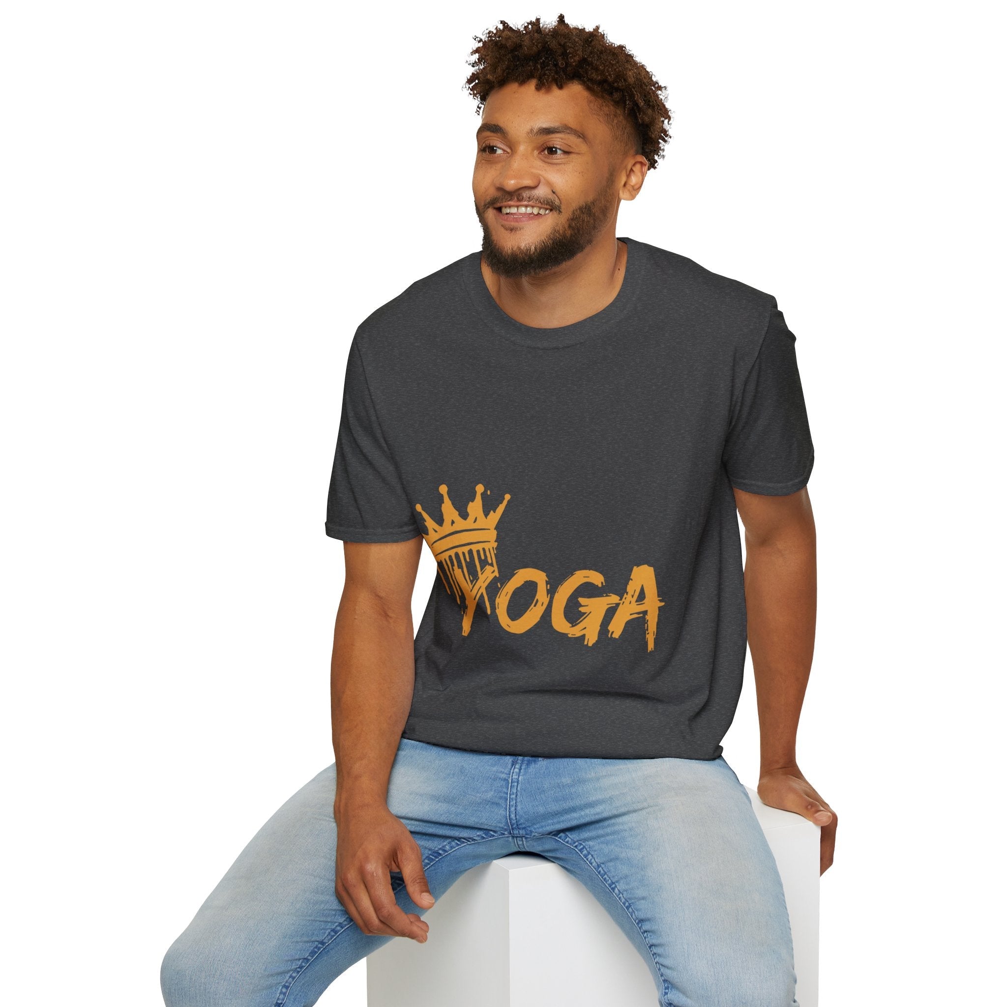 Crown Yoga - Unisex Softstyle T-Shirt by Yogini Italy