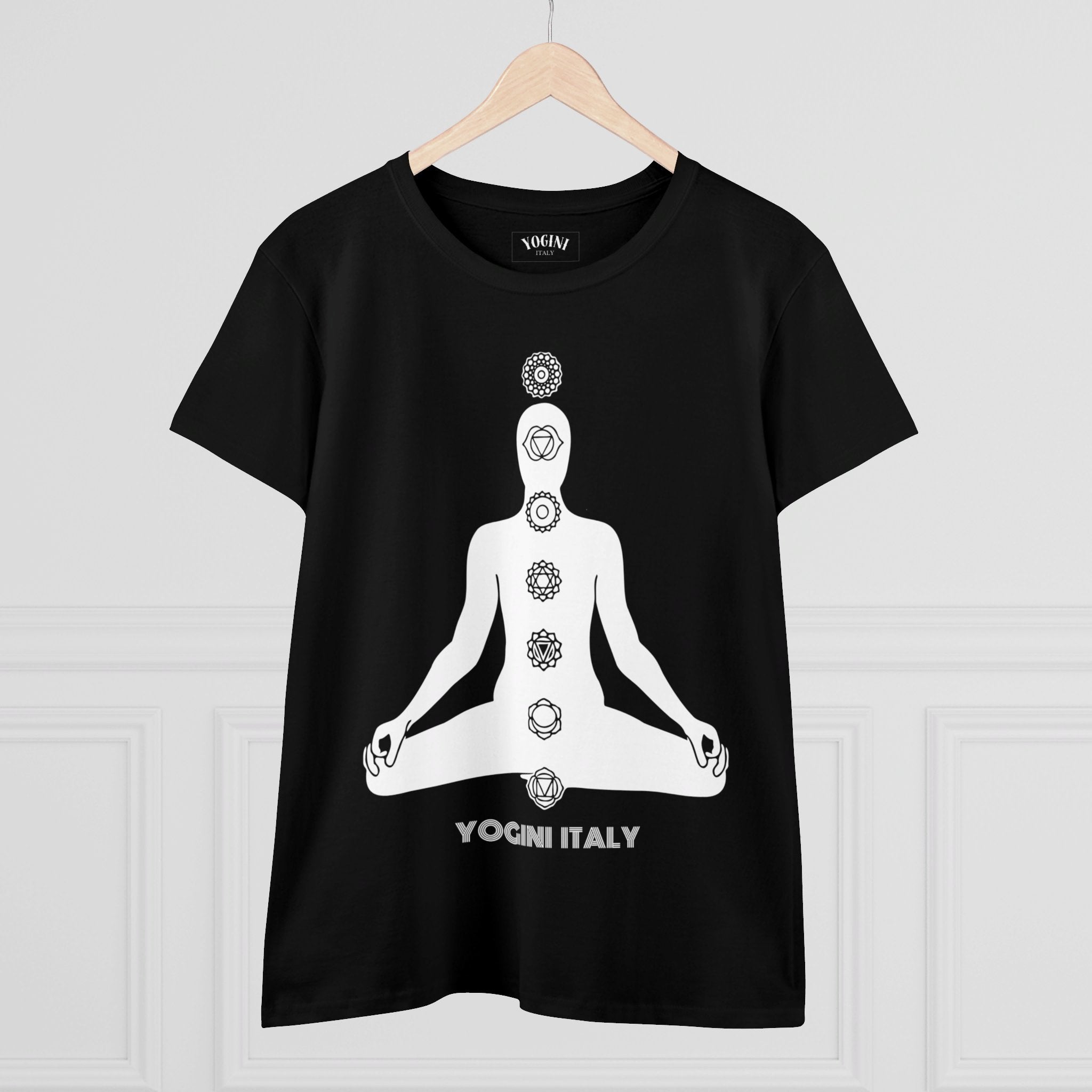 Chakra - Women's Midweight Cotton Tee by Yogini Italy