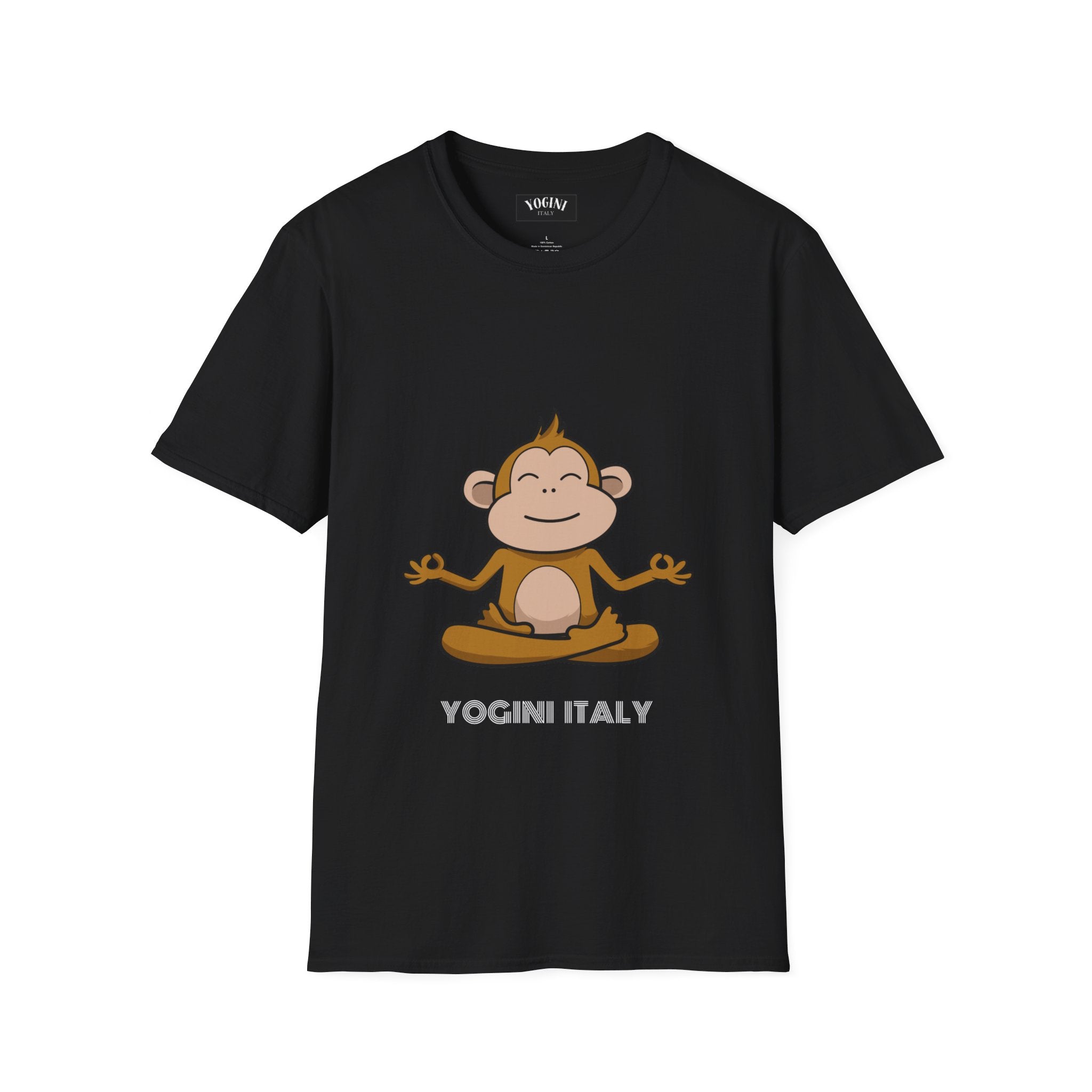 Monkey Yoga - Unisex Softstyle T-Shirt by Yogini Italy