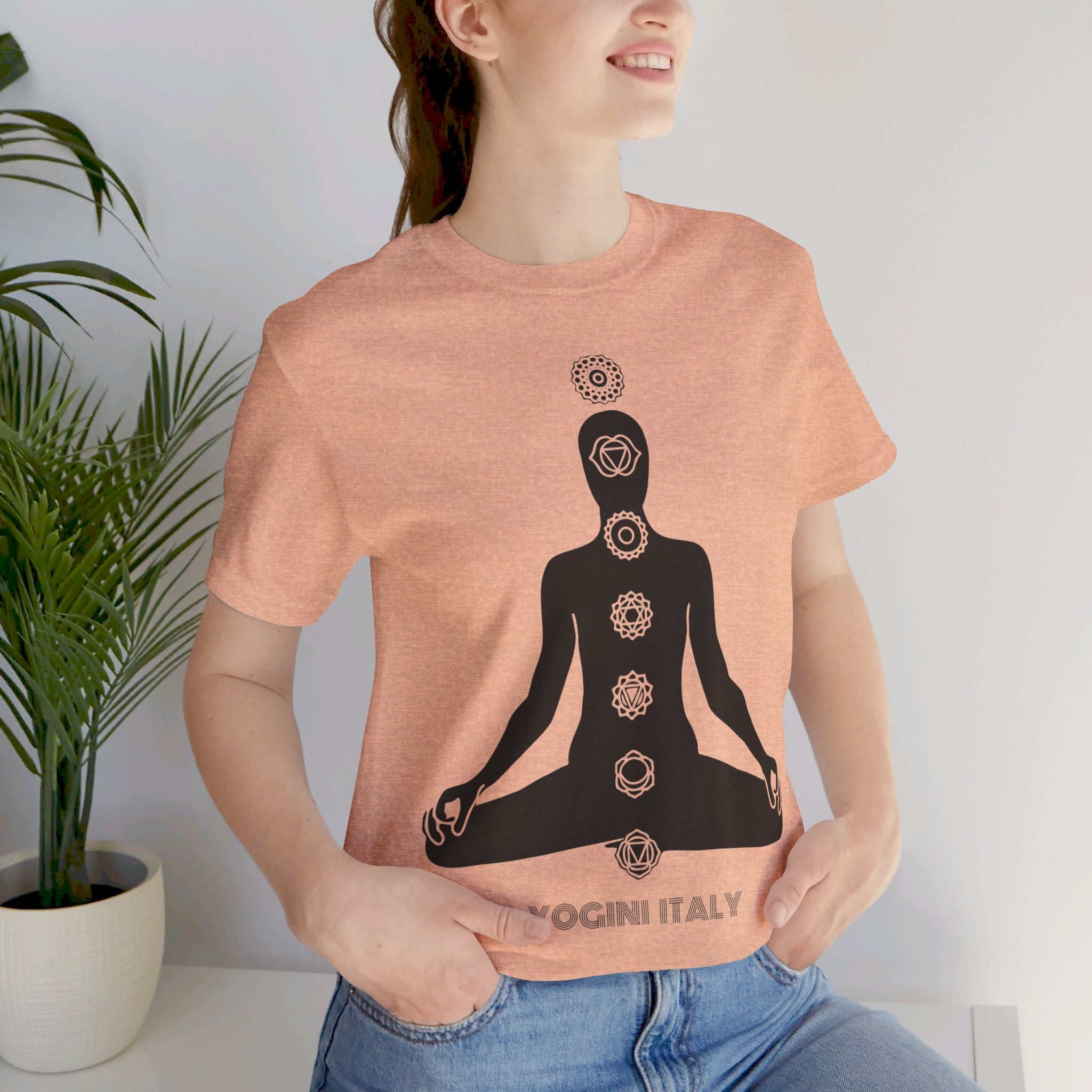 Active Chakra Yoga - Unisex Jersey Short Sleeve Tee by Yogini Italy